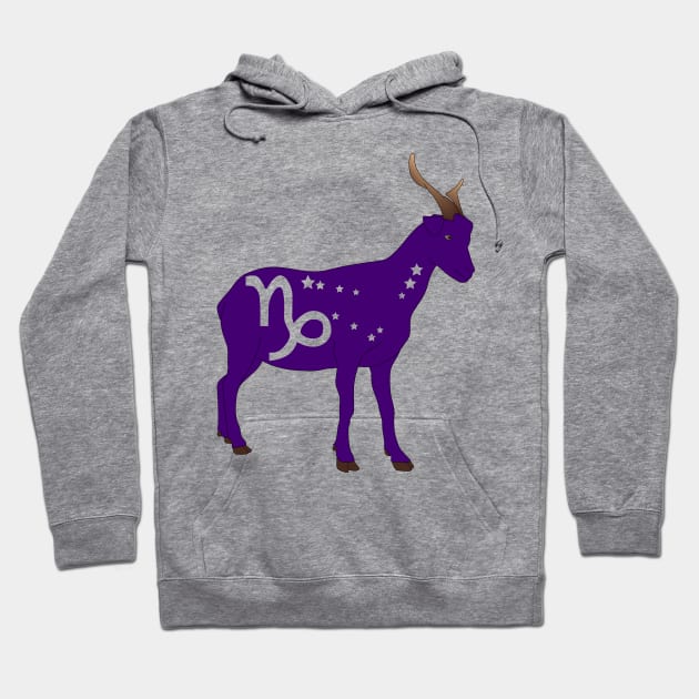 Capricorn 1 (Royal Purple) Hoodie by ziafrazier